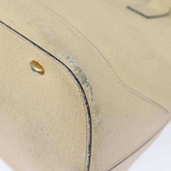 CELINE Hand Bag Leather Beige Auth 80891 - Picture 16 of 16